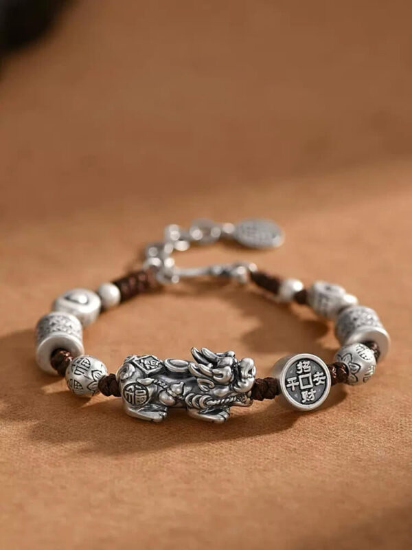 Pixiu & Ingot Feng Shui Bracelet for Wealth